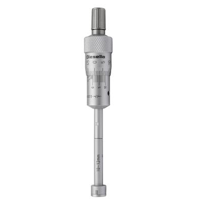 Indvendig 3-punkt mikrometer 10-12 mm inkl. forlænger og kontrolring